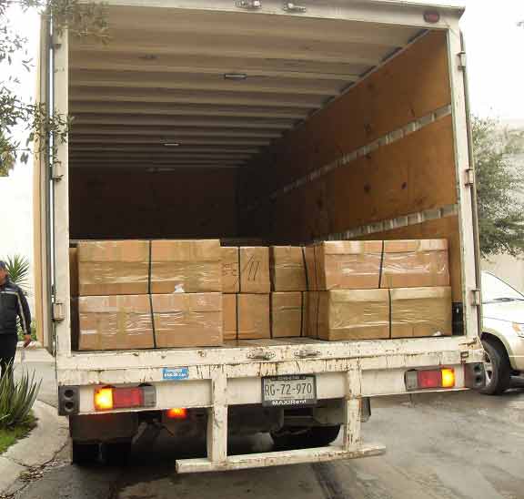 Cuadros enviados empaquetados y protegidos