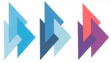 tonos armoniosos en cuadros En un cuadro decorativo pueden lograrse armonía y contraste con un mismo tono, como se muestra en las dos ilustraciones, en la de arriba, las pequeñas variaciones del valor de un tono azul puro crean una armonía; en la de abajo, las variaciones de valor son mucho mayores y crean contraste, aunque subsiste la armonía. En la tercera ilustración (arriba) se produce otro tipo de armonía utilizando tonos contiguos de la rueda de colores.