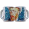 Tazas decoradas Vincent van Gogh autorretrato taza de 11 oz. impresos en sublimación.