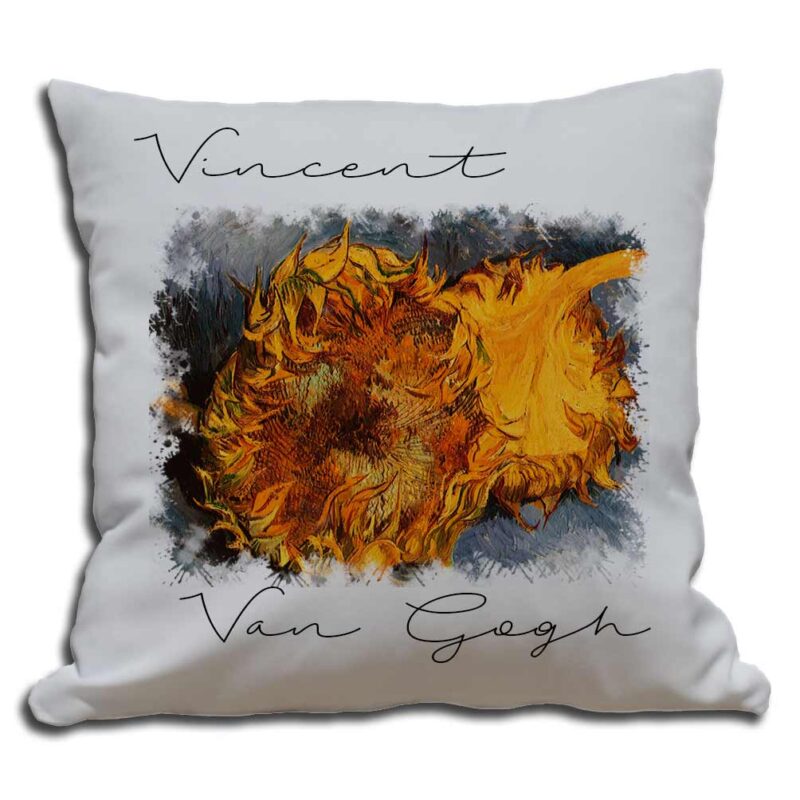 Cojines decorativos los girasoles de Vincent Van Gogh impreso en sublimación