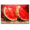 pinturas de sandias pintadas a mano en medida de 120x80cm.