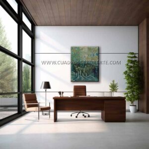 La Ronda de los Presos cuadro para oficina pintada a mano al óleo en medida de 120x95cm.