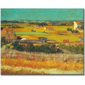 la cosecha Vincent van Gogh reproducción pintada al oleo o acrílico en medida de 120x95cm.