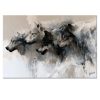 cuadros de lobos pintado a mano en acrílico en medidas de 120x80cm.
