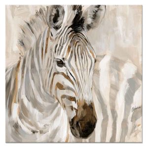 cuadros de cebras pintados a mano en acrílico en medida de 100x100cm.